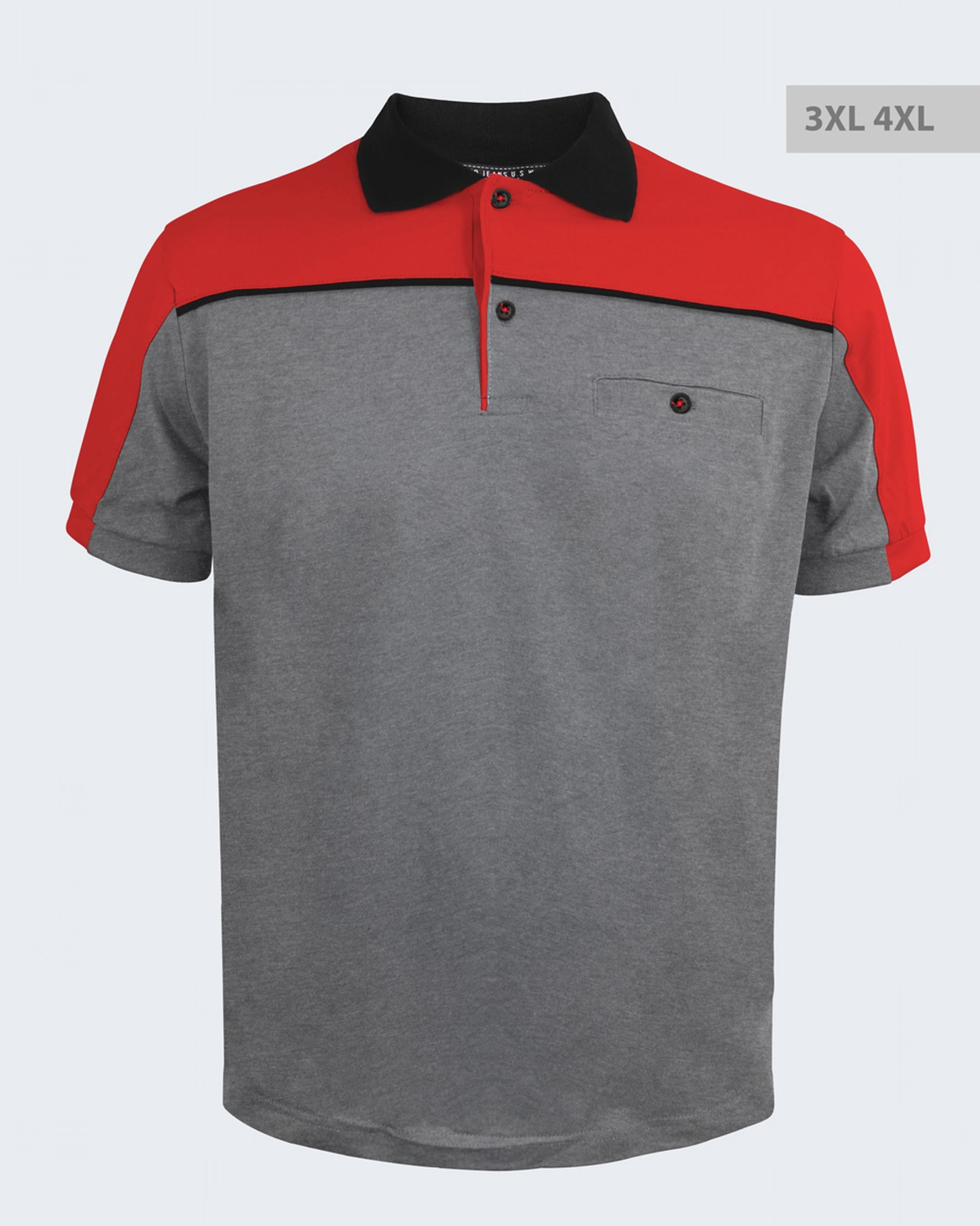 Тениска с яка Дино 5888 - Featured